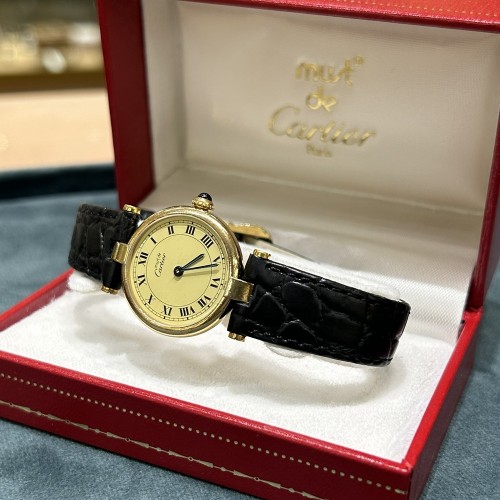 Preowned Cartier Must Vermeil 011365 1989 Preowned Cartier Must Vermeil 011365 1989